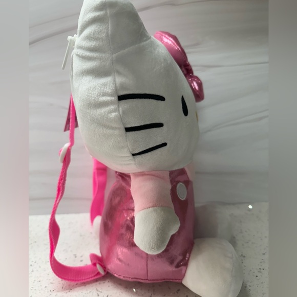 Hello Kitty Girls pink Plush Backpack for Kids - 13”
with pink Adjustable Strap - Picture 12 of 16